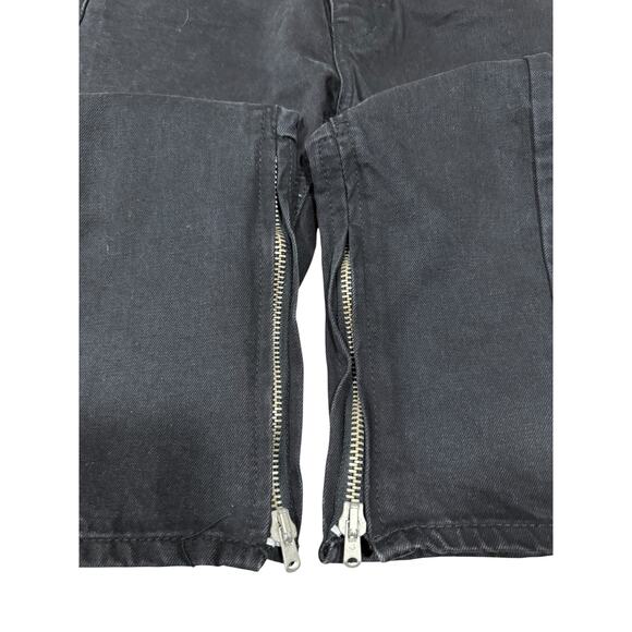 Fear Of God Fourth Collection 2015-2016 Ankle Zip Black Jeans Ripped 29 - Picture 9 of 16